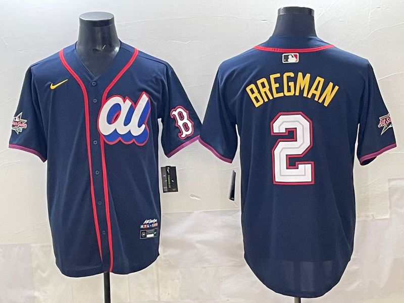 Men 2025 Boston Red Sox #2 Bregman Drak Blue All star Nike MLB Jersey style 03->boston red sox->MLB Jersey